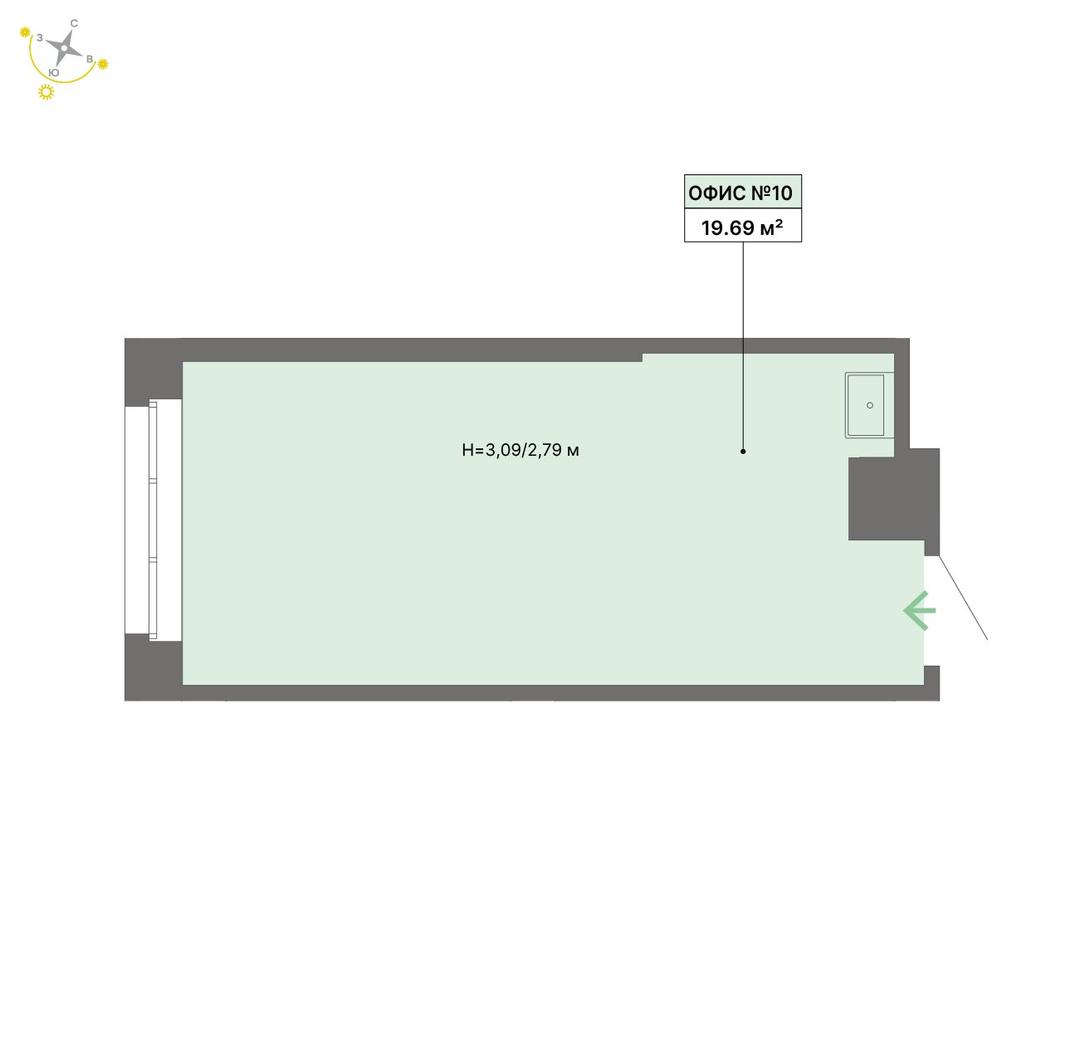 план помещения.