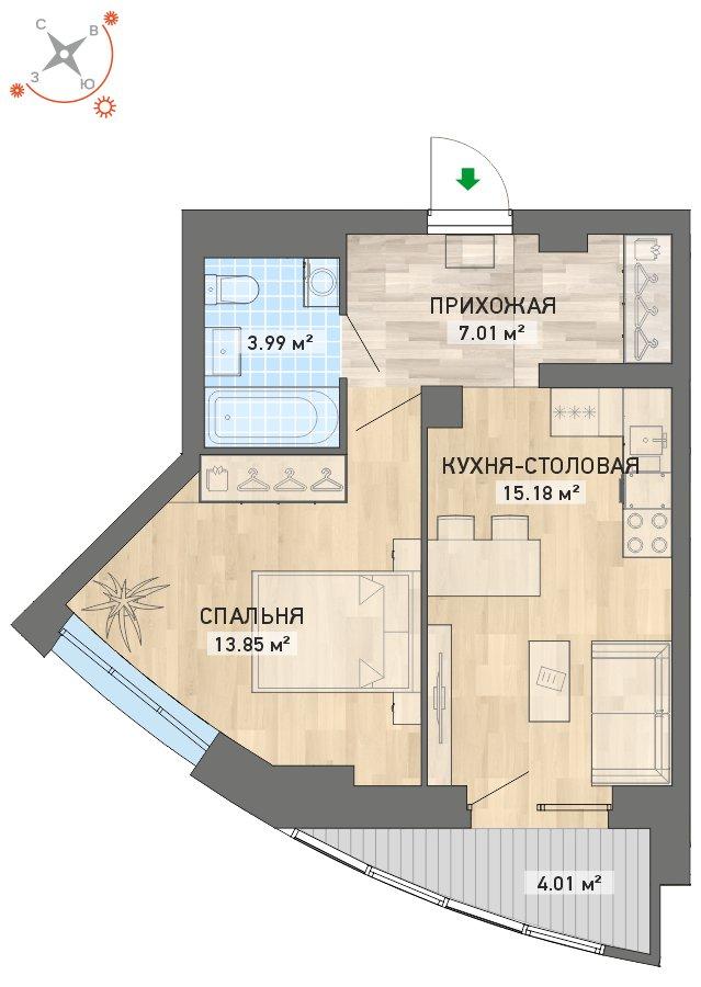 план квартиры.