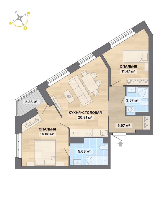 план квартиры.