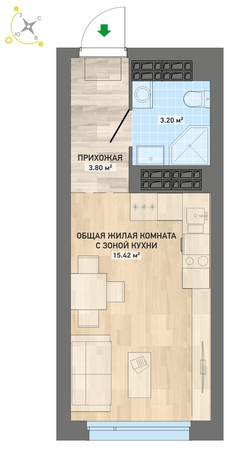 план квартиры.