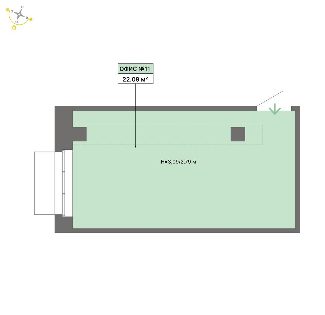 план помещения.