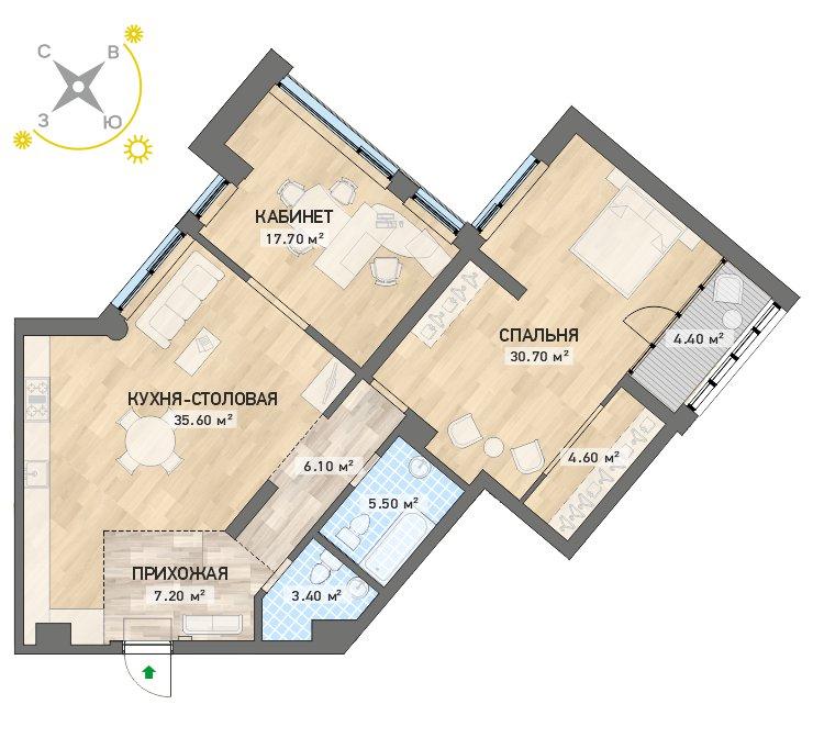 план квартиры.