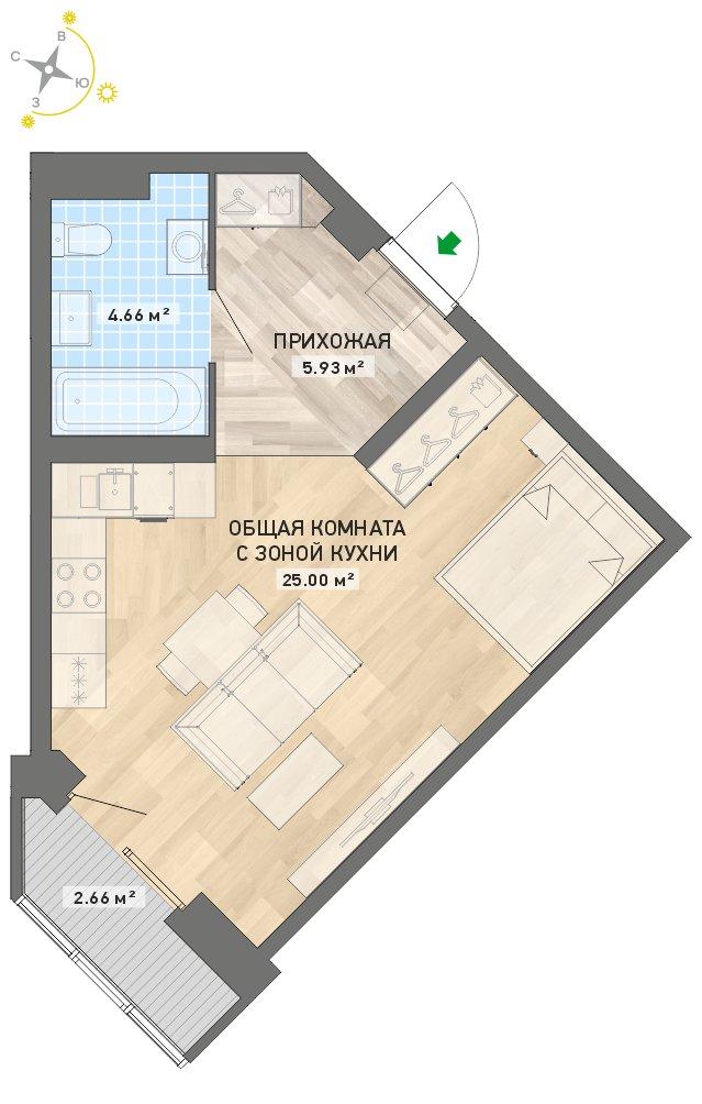 план квартиры.
