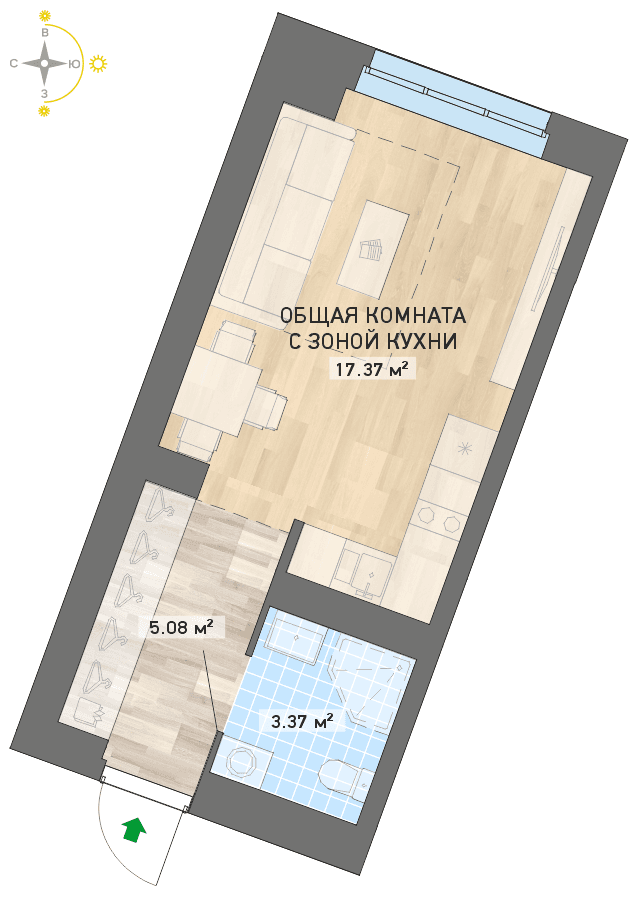 план квартиры.