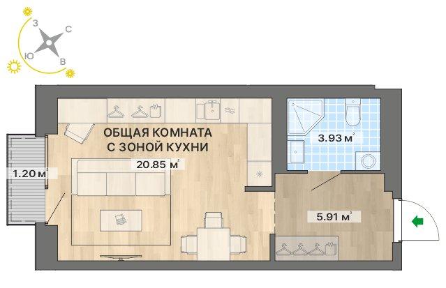 план квартиры.