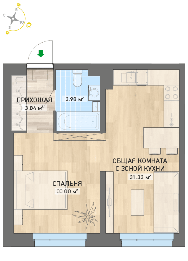 план квартиры.