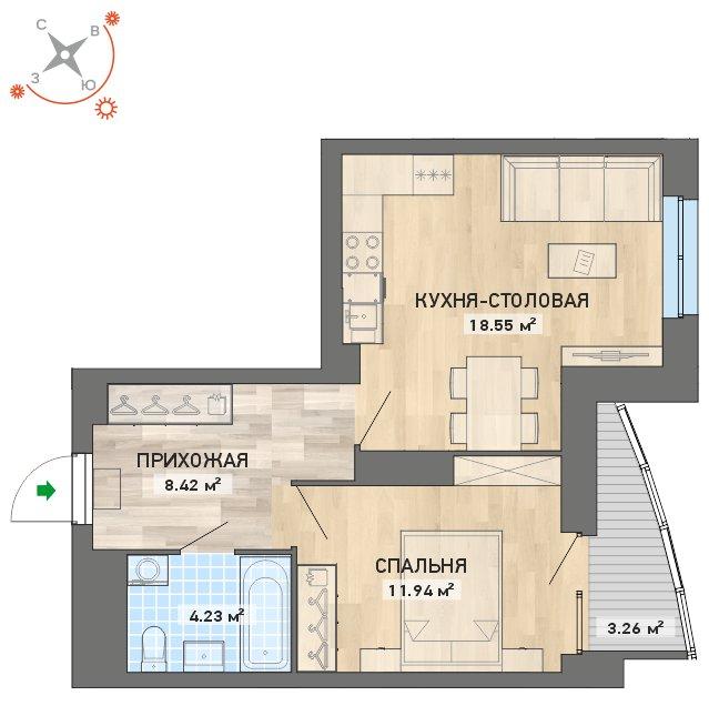 план квартиры.