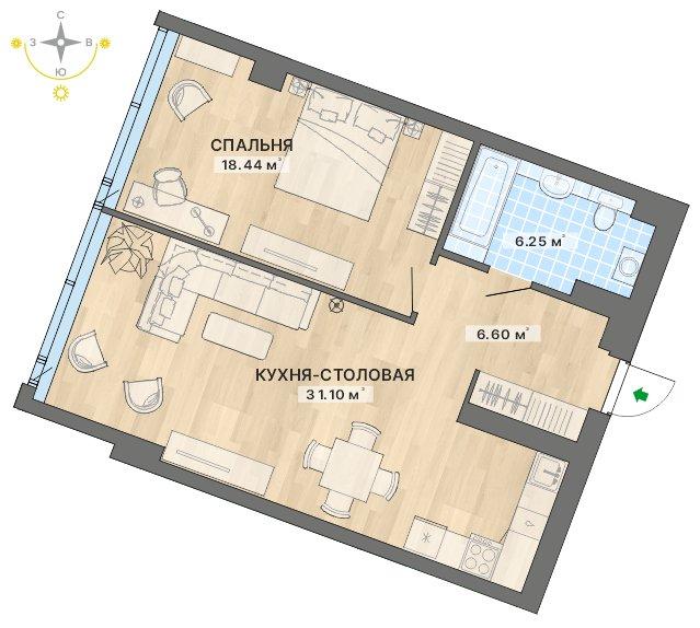 план квартиры.