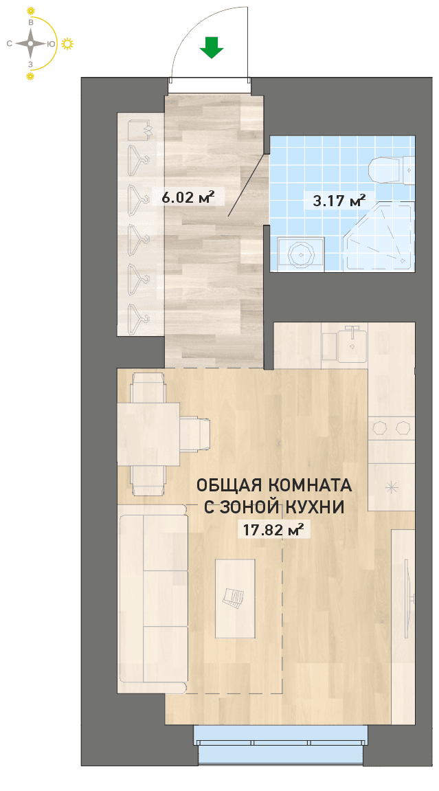 план квартиры.