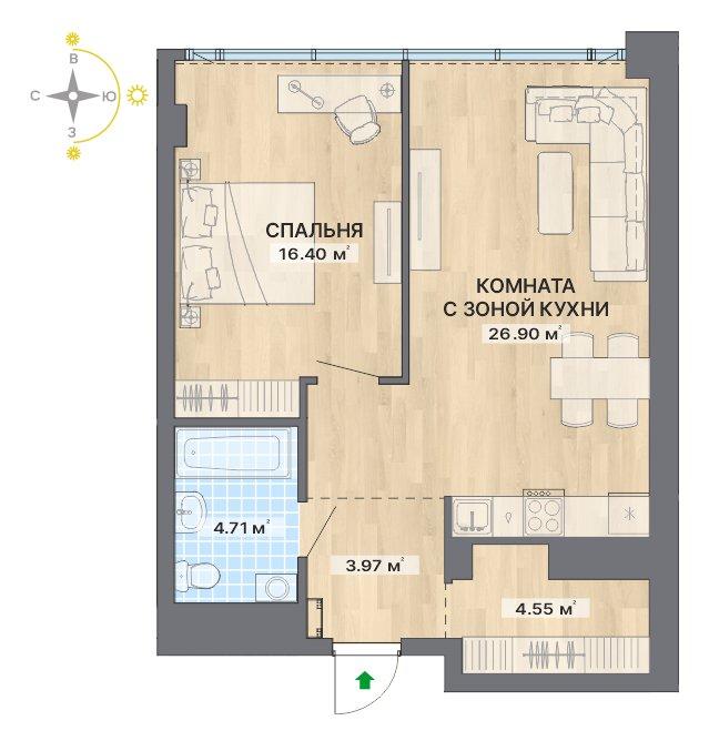 план квартиры.