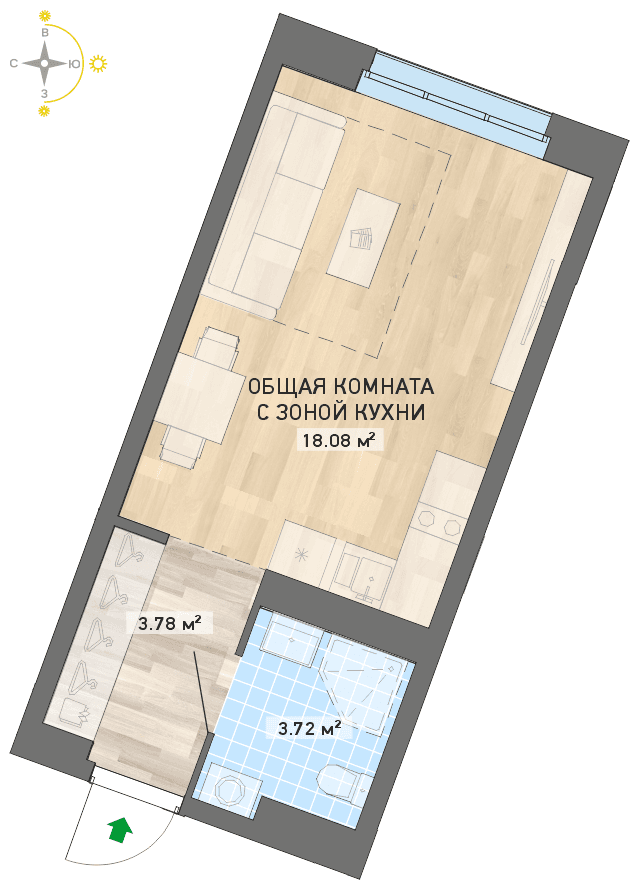 план квартиры.