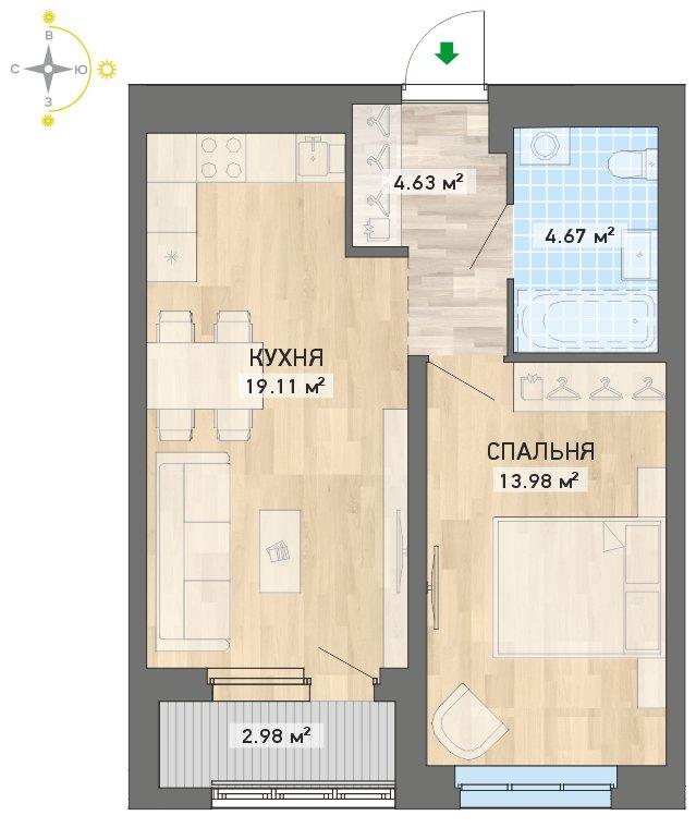 план квартиры.