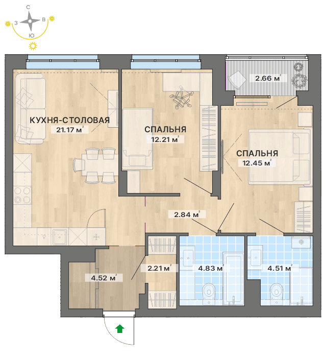 план квартиры.