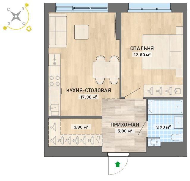 план квартиры.