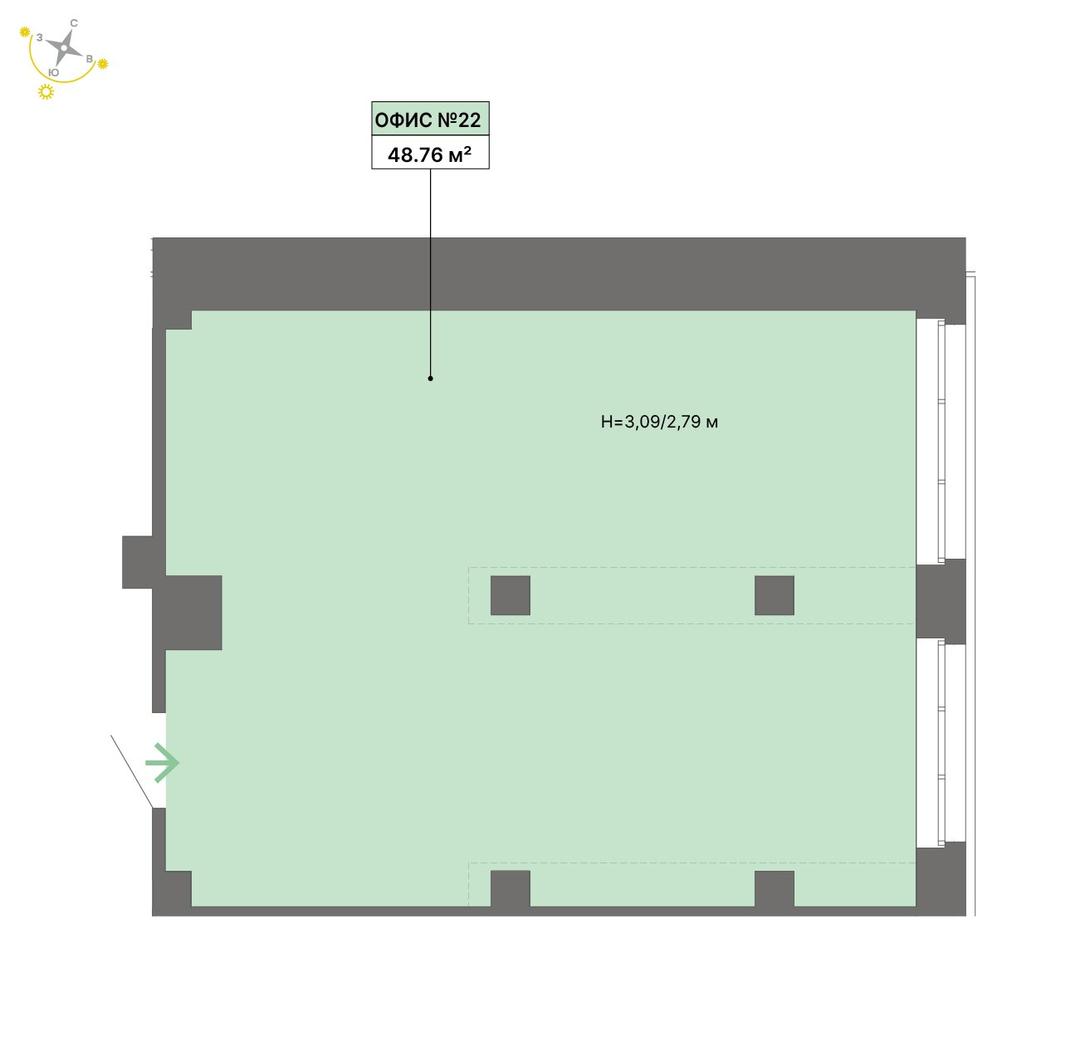 план помещения.
