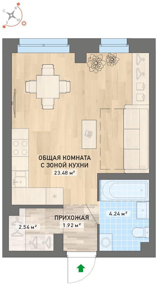 план квартиры.