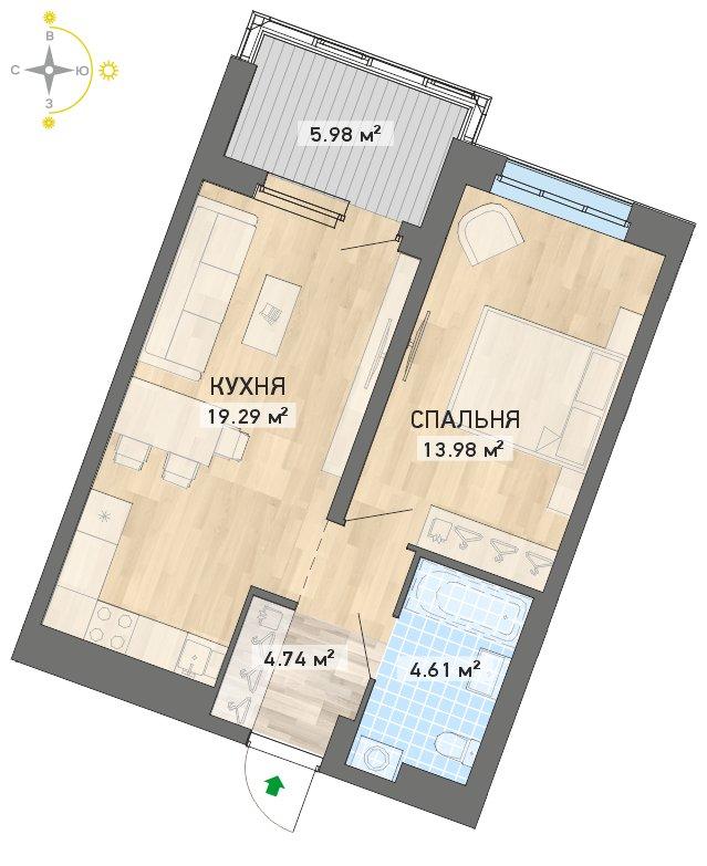план квартиры.
