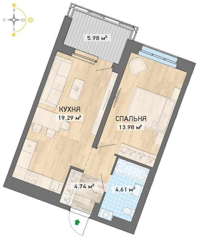 план квартиры.
