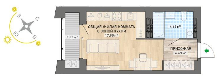 план квартиры.