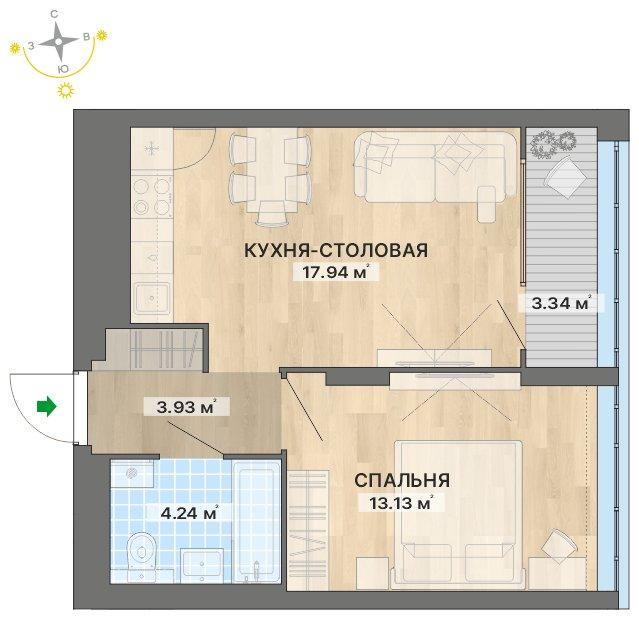план квартиры.
