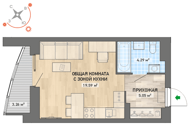 план квартиры.