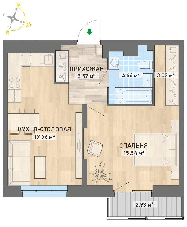 план квартиры.