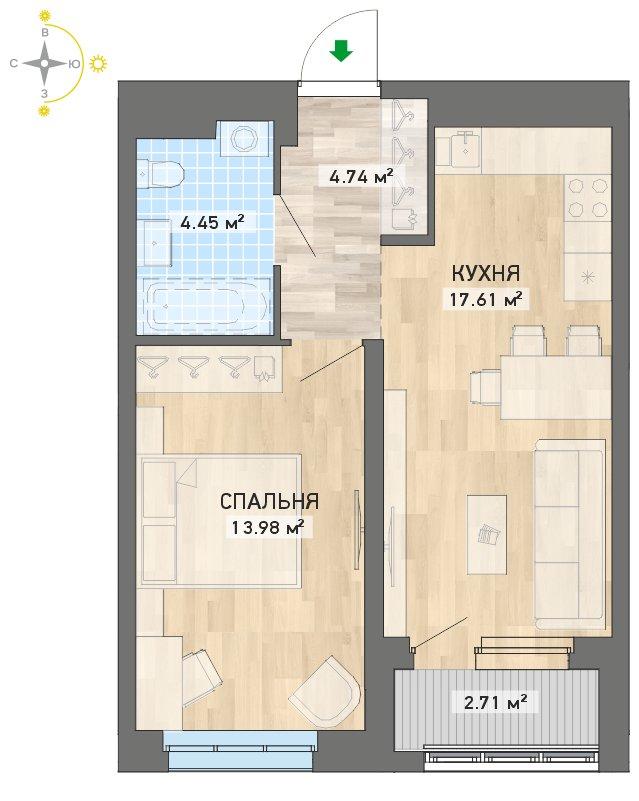 план квартиры.