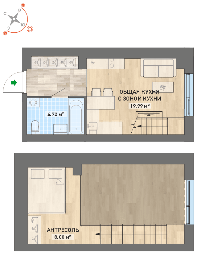 план квартиры.