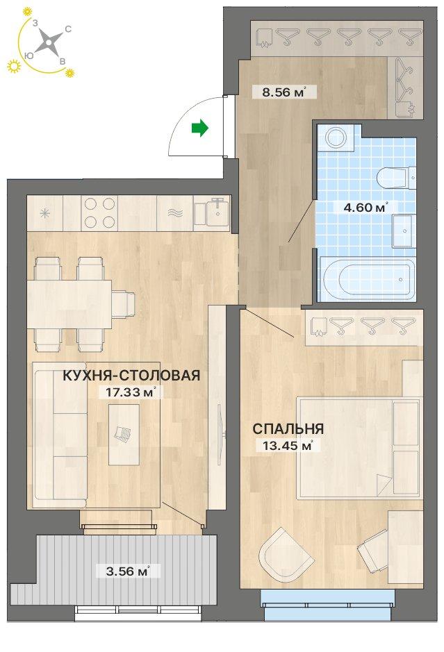 план квартиры.