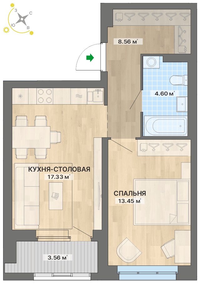 план квартиры.