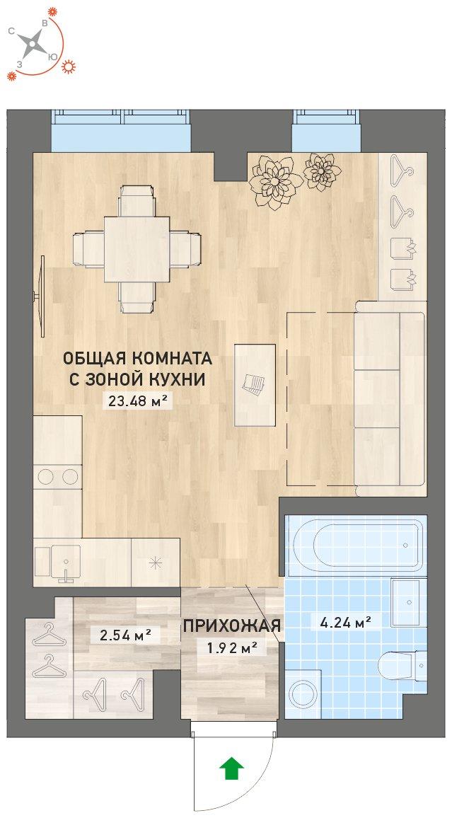 план квартиры.