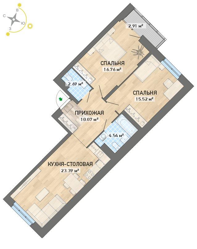 план квартиры.