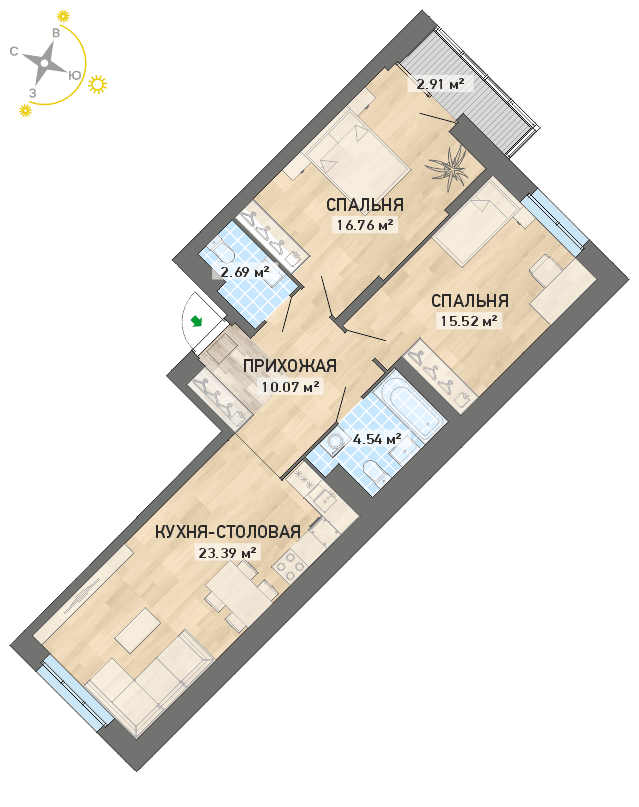план квартиры.