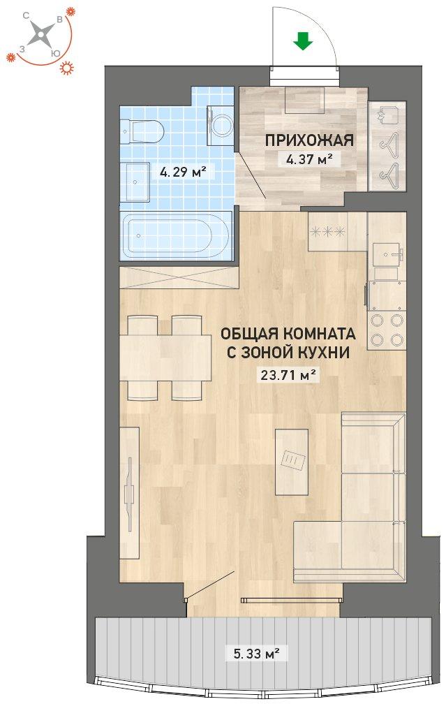 план квартиры.