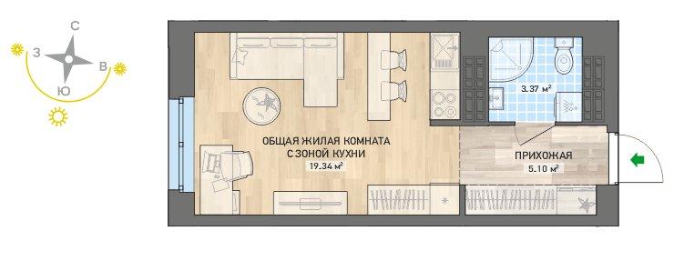 план квартиры.