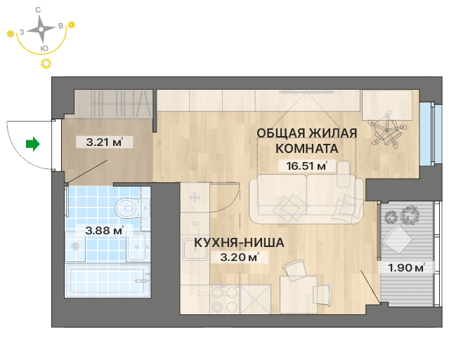 план квартиры.