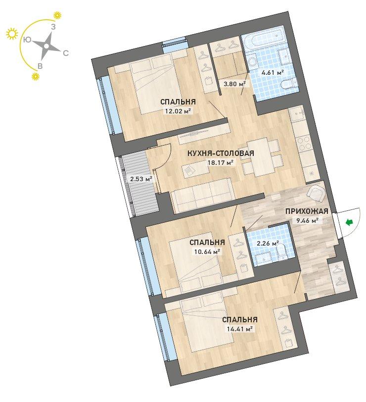 план квартиры.