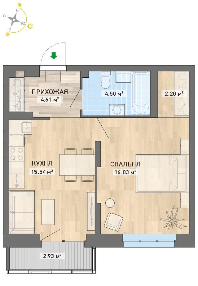 план квартиры.