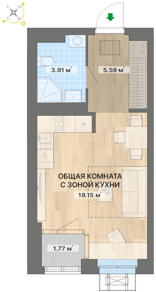 план квартиры.