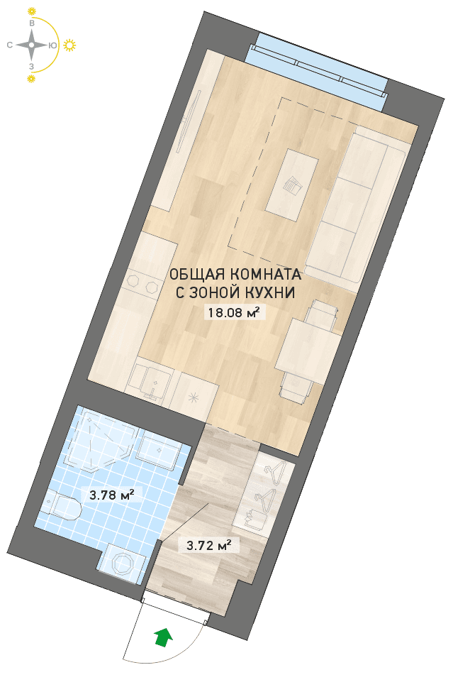 план квартиры.