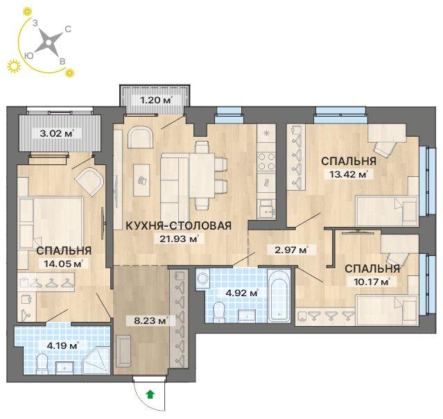 план квартиры.