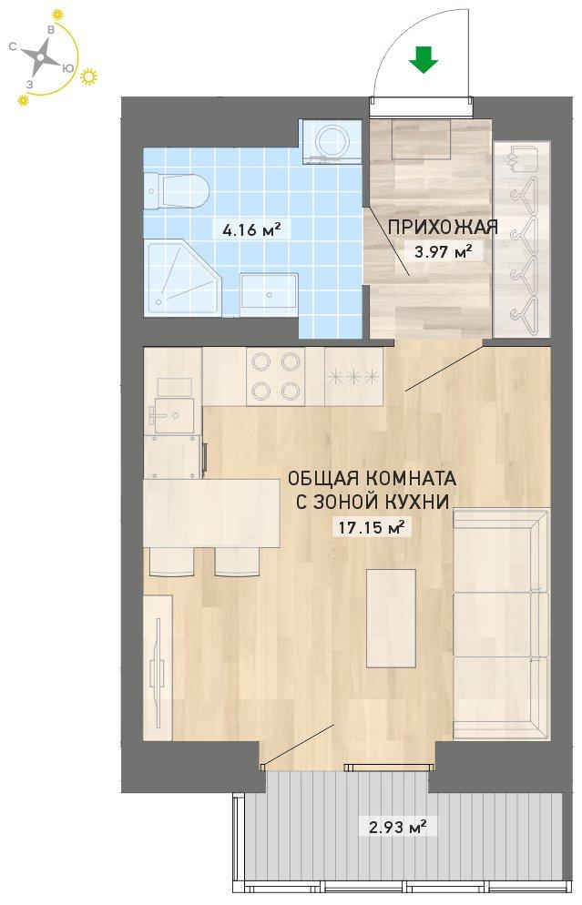 план квартиры.