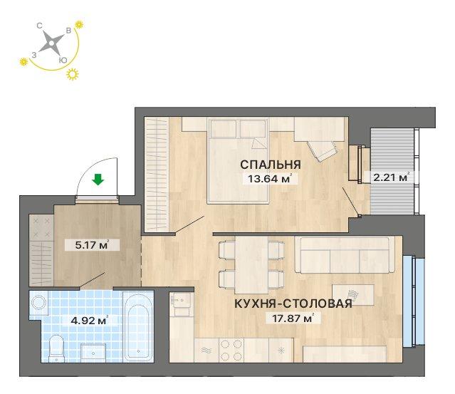 план квартиры.