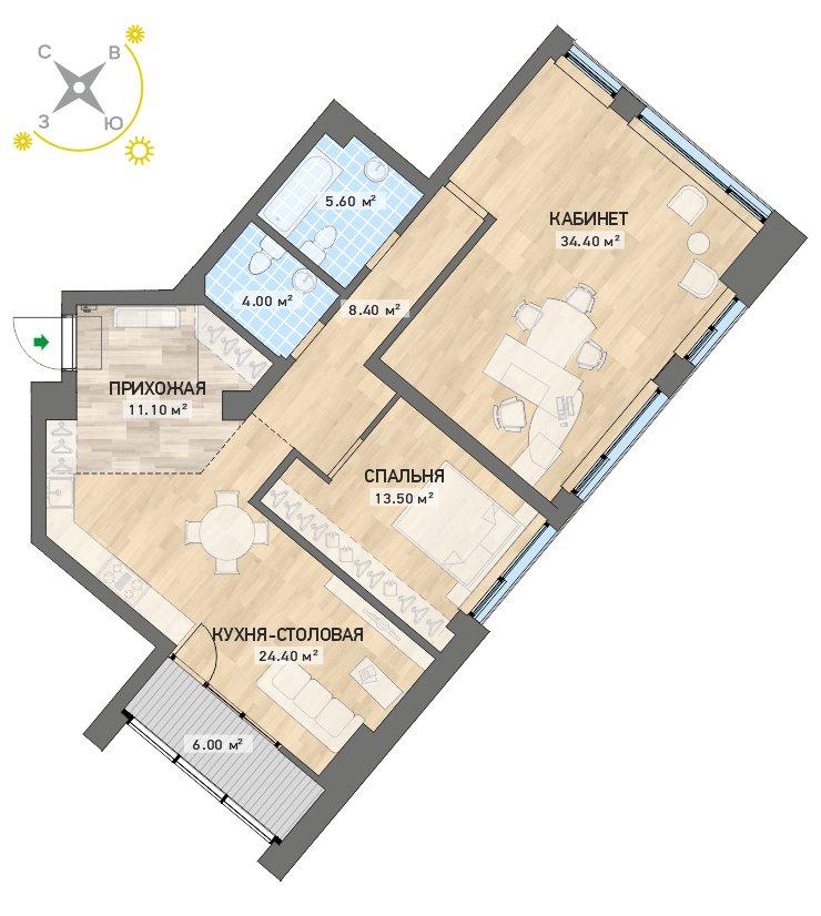 план квартиры.