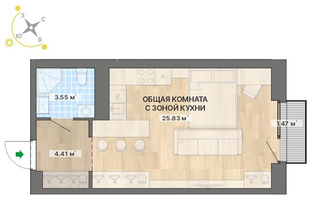 план квартиры.