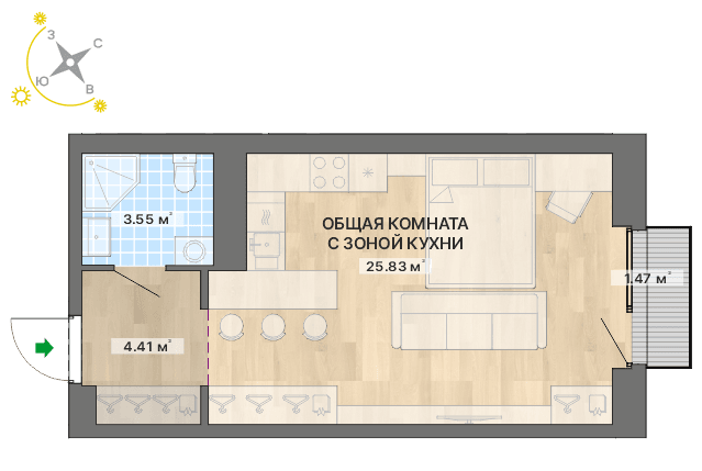 план квартиры.