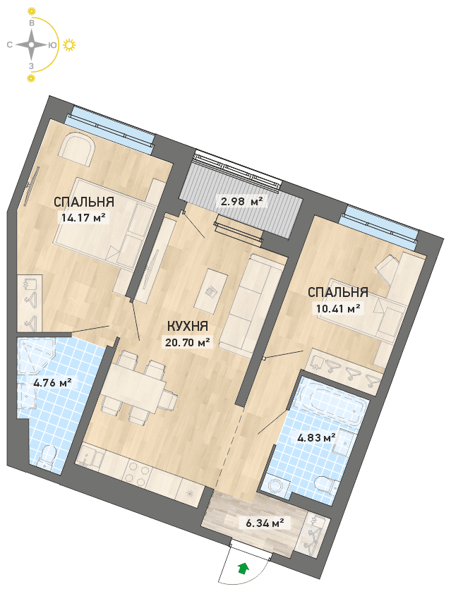 план квартиры.