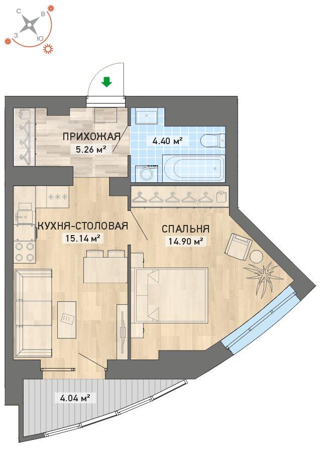 план квартиры.