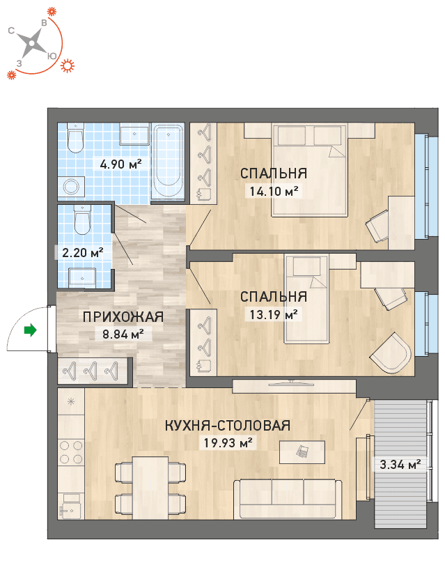 план квартиры.
