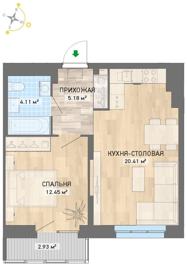 план квартиры.